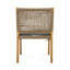 Ensemble de 2 chaises d'extérieur modernes