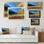 «Autumn Lake With Fall-Golden Leaves», reproduction sur toile-126925739-126925738