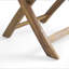 Chaises de bistro pliables en bois d'acacia - Ensemble de 2 - Osier fabriqué à la main, sans assemblage-981000129