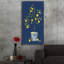 Art mural en verre «Citron 5 Navy» par Anne Tavoletti-9951113
