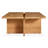 Rectangular Teak Solid Wood Outdoor Coffee Table , 57 " W 27 " D