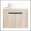 Ensemble de meuble-lavabo mural 24 po avec lavabo en céramique Modern Design