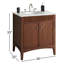 Meuble-lavabo 2 tiroirs Danielle