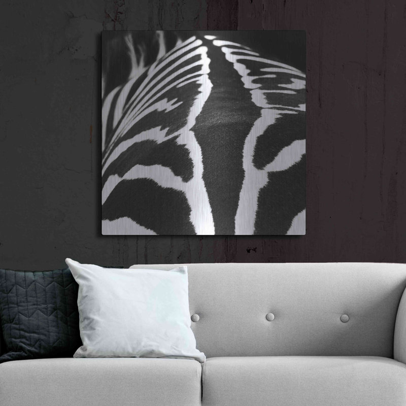 «Zebra V» par Debra Van Swearingen, H 36 po x l 36 po