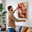 Flowing Forms Abstract - Wrapped Canvas-1955223104-1955223130
