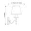 Emperador Candle Wall Light-40244470-40244469
