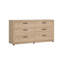 Commode double 6 tiroirs 60,47 po R camion
