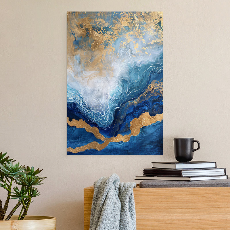 Série ABSTRACT CDX - Impression sur toile seulement - NON-CADRE, H 27 po x l 18 po