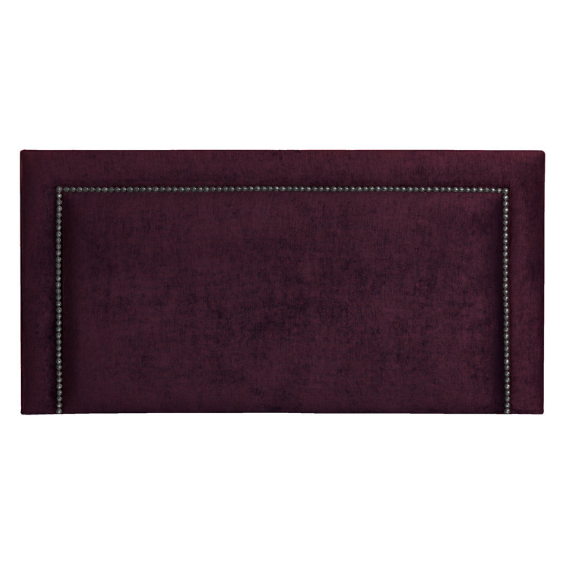 Cherene Upholstered Headboard, Small Double (4'), Purple