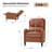 Neliyah 28.75" Wide Genuine Leather Recliner-105914589
