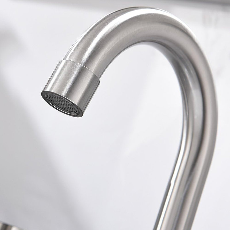 NO 2-handle Bathroom Faucet with Drain Assembly