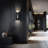 Twirl 1 Light Crystal LED Wall Sconce