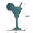 2D Cocktail Glass: Martini