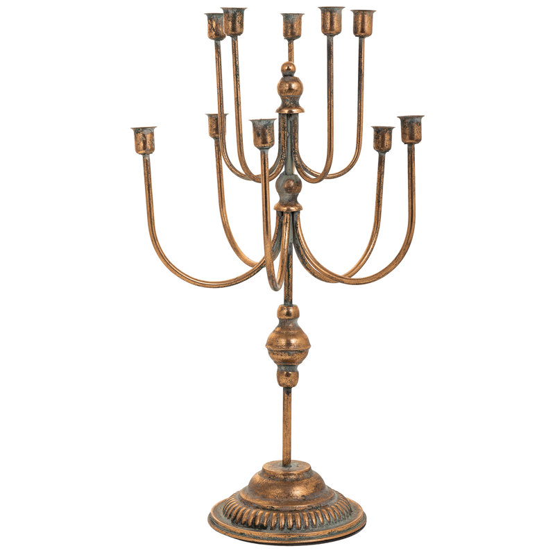 Metal Tabletop Candelabra