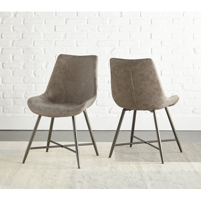 Liosbel 18'' H Faux Leather Upholstered Side Chair