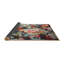 Tapis bleu/rose contemporain-1796443950
