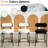 Upholstered Boucle Counter Stool-445454737