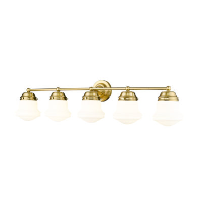 Éclairage pour salle de bain 5 lumières Brener