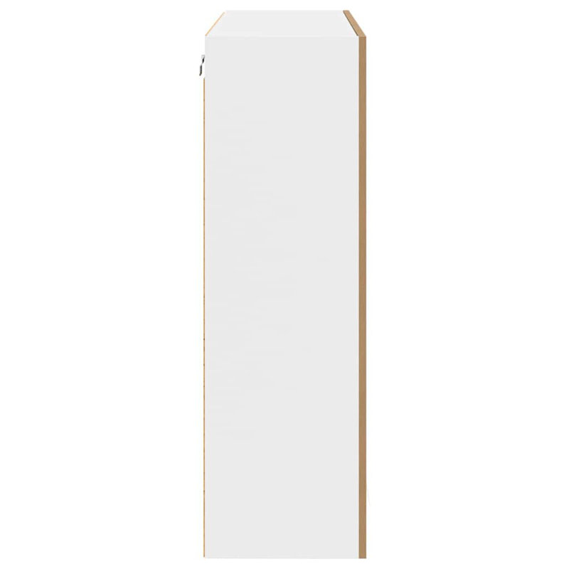 Vidaxl Hanging Cabinet With Storage Riga Artisan Oak 60 X 31 X 100 Cm, Artisan Oak, 100cm H x 80cm W x 31cm D