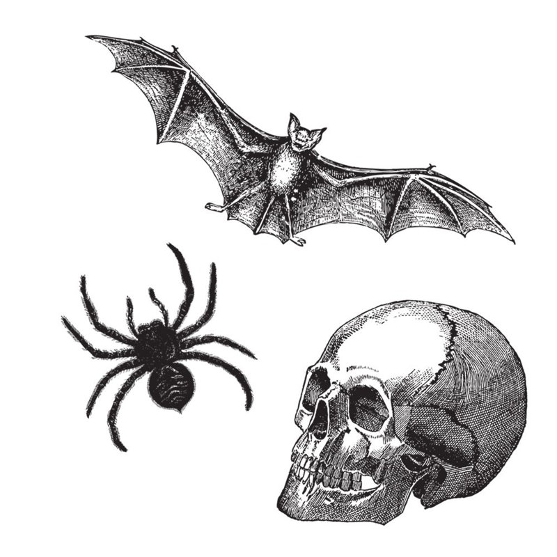 Vintage Horrors Removable Wall Decals