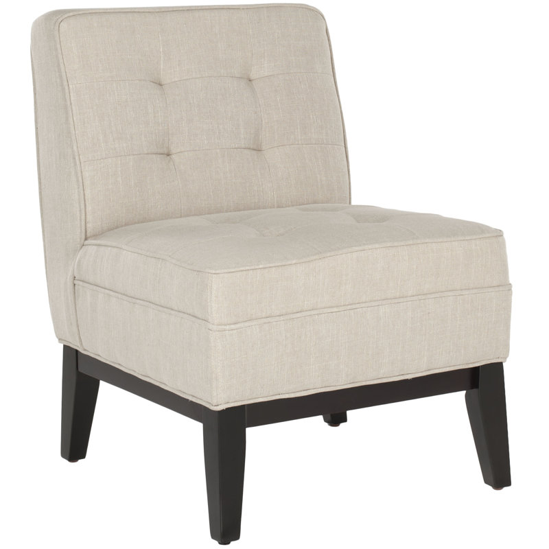 22.4" Wide Tufted Slipper Chair
