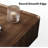 47" Square Walnunt Coffee Table