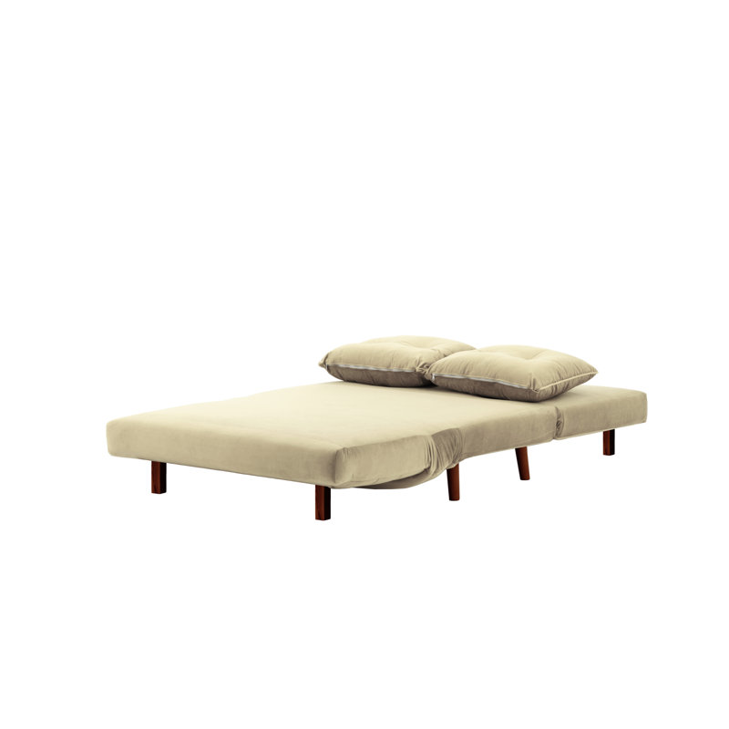 Rolen 2 Seater Sleeper, Beige, Reddish Brown