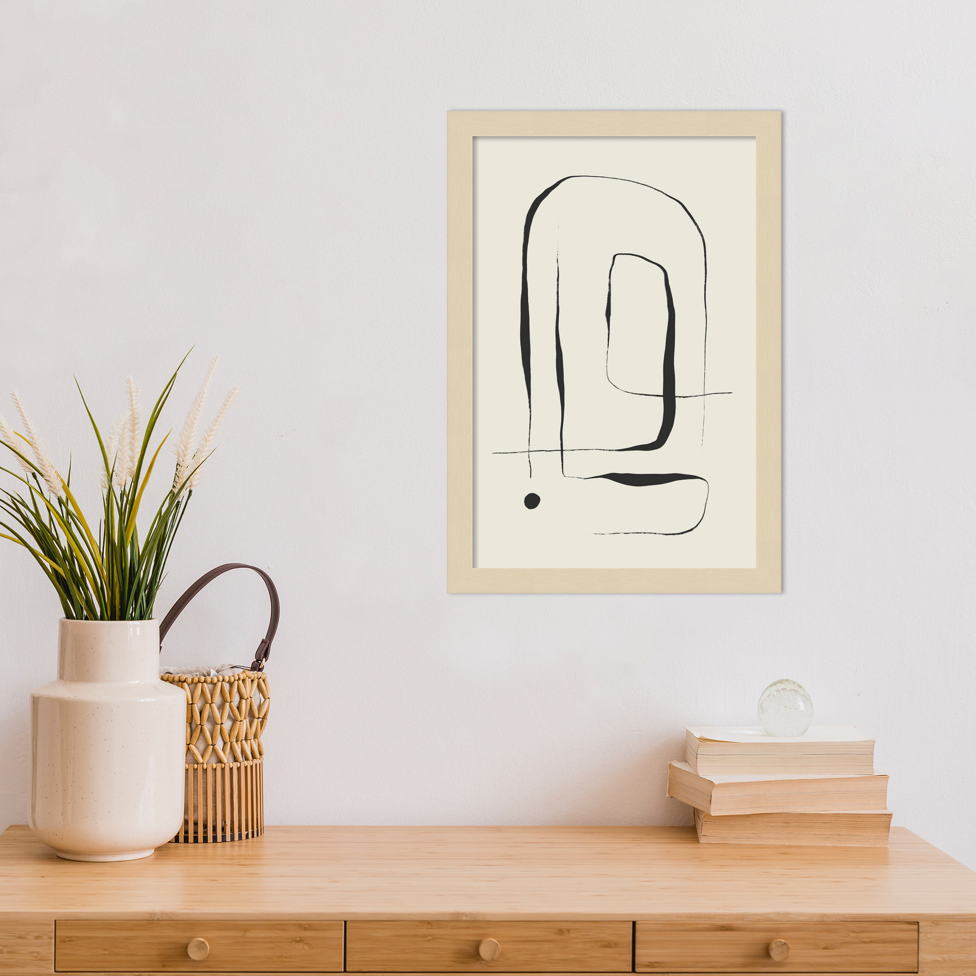 The Point No 2 by Treechild  Wood Framed Wall Art Print, Brown, 17" H x 12" W