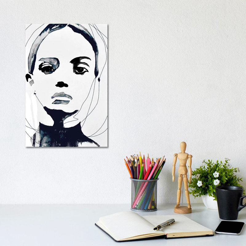 Vanquish by Leigh Viner - Painting on Canvas, 20.32 cm H x 30.48 cm W, Wrapped Canvas