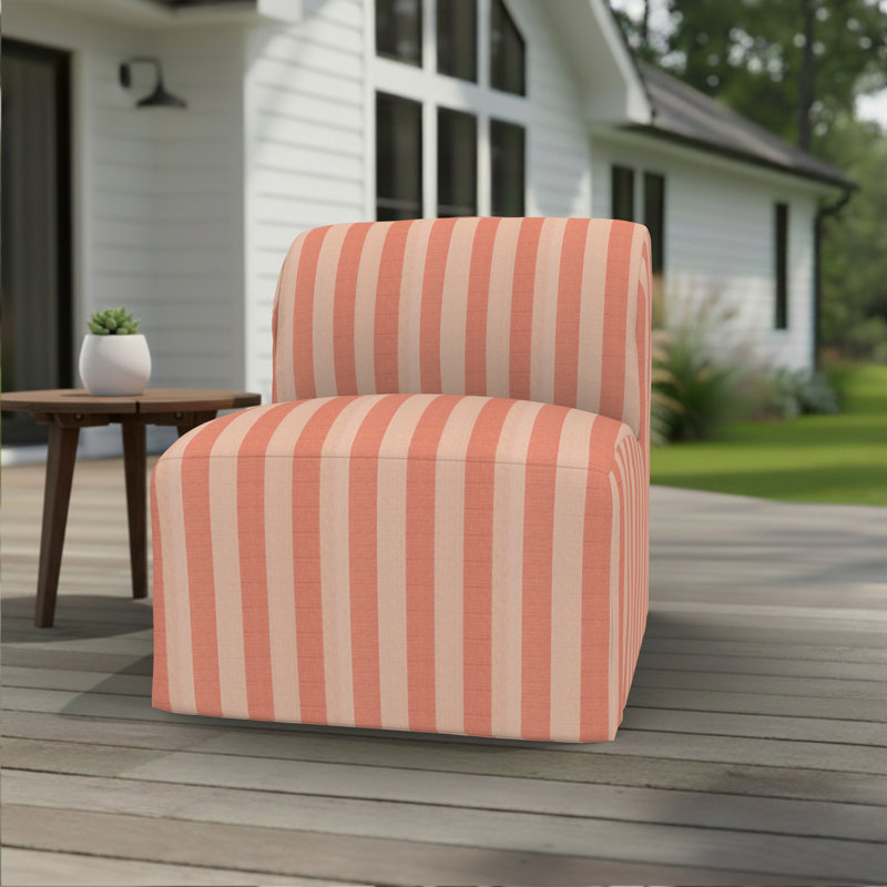 Chaise de patio Praia Sunbrella®, Sunbrella® rayé expressif