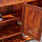 Purely solid wood furniture storage shoe cabinet