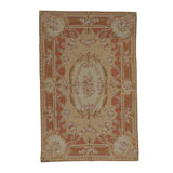 Needlepoint Wool Oriental Area Rug