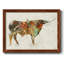 Longue corne - reproduction de cadre flottant sur toile-96270887-96270895