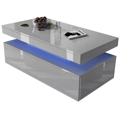 Barreau Pedestal Coffee Table with Storage