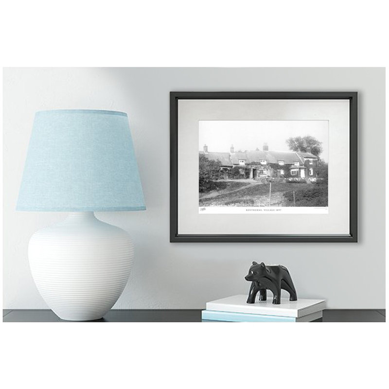 Rostherne, Village 1897 - Single Picture Frame Print, 40cm H x 50cm W x 2.3cm D
