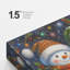 «Christmas Snowmen Artwork Holiday Cheer», reproduction d'art sur toile encadrée-126031297-126031299