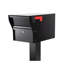  MailVault Mailbox with stand off numbers