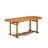 7 Piece Outdoor Patio Dining Sets Consist of an Oval Acacia Wood Table and 6 Folding Side Chairs, 36x79 Inch, Natural Oil-1462996039