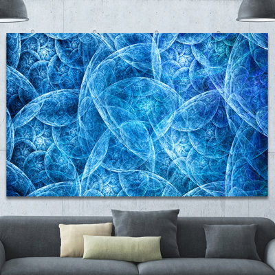 Impression sur toile tendue, "dark blue blue cloud spectaculaire"