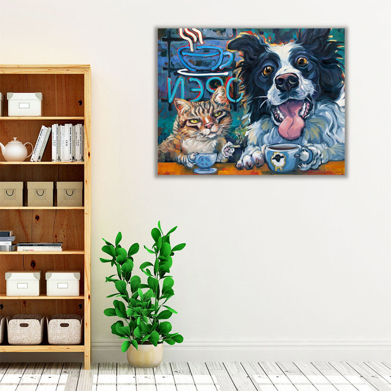«Dude Chill 2», reproduction d'art sur toile, H 16 po x l 20 po