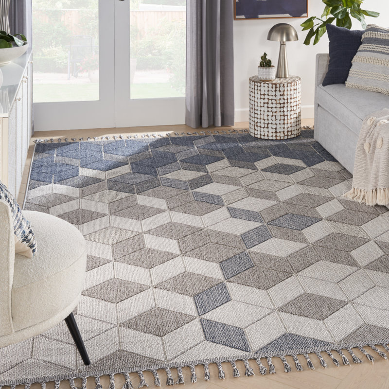 Heddy Geometric Indoor Rug, Rectangle 9' x 12'2"