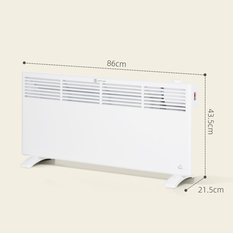 Metro Lane Crixus Electric Panel Space Heater with Adjustable Thermostat, 2,000.00