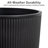 PE Tapered Round Pot Planters Set-111285300
