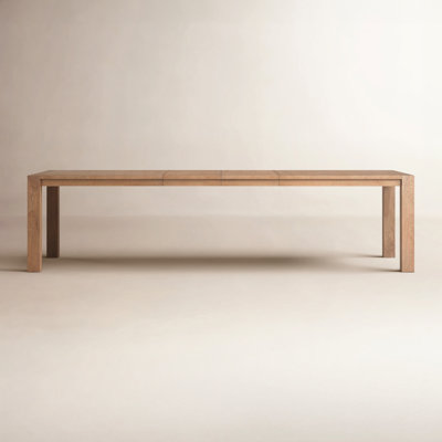 Rosalie 84" Extendable Oak Dining Table