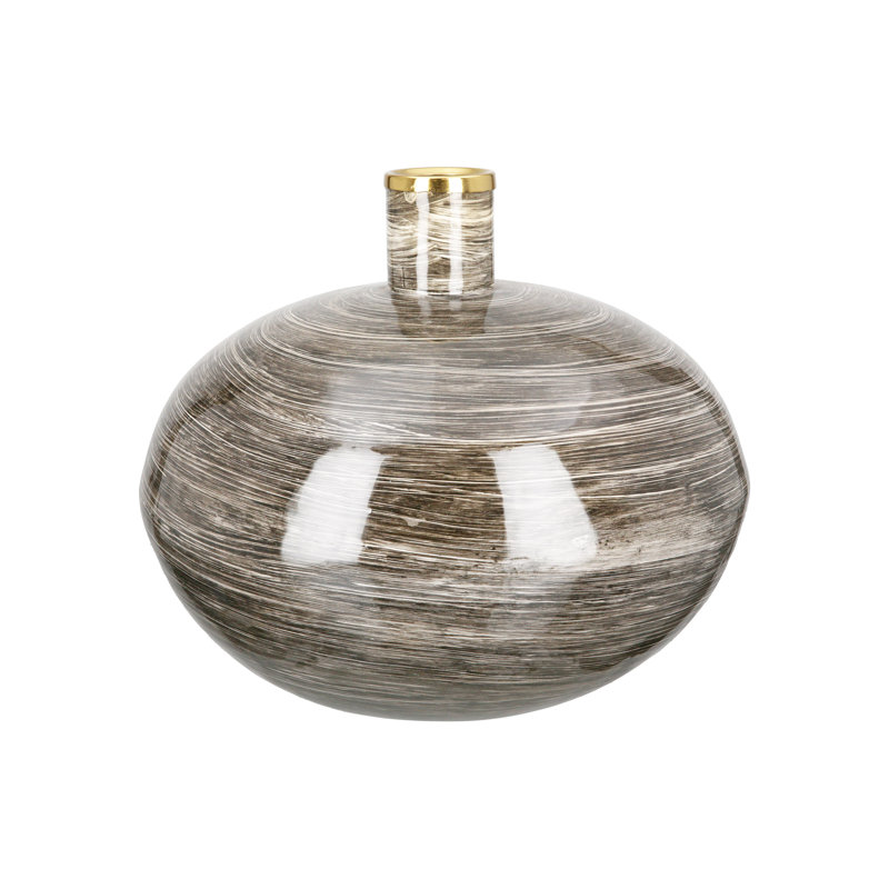 Blydenburgh Handmade Metal Table Vase, 26cm H x 33cm W x 33cm D