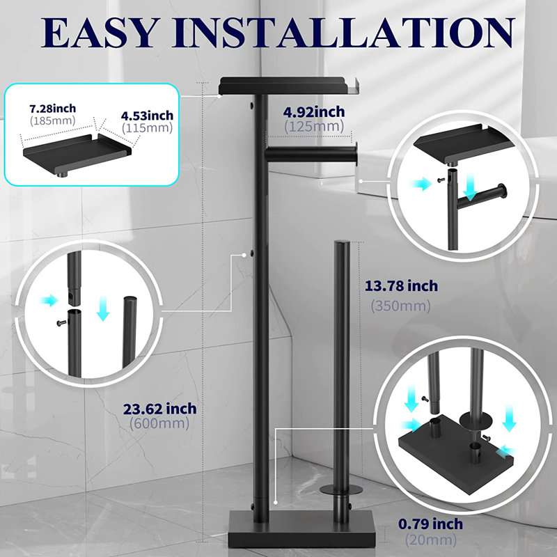 Free Standing Toilet Paper Holder