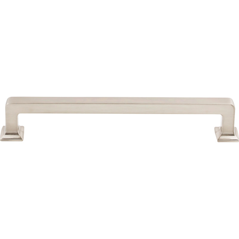 Ascendra 12" Center to Center Bar Pull, Brushed Satin Nickel, 6 5/16" Center to Center