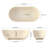 59'' Freestanding Soaking Solid Surface Bathtub-121869562