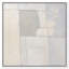 Oliver Gal Misty White II Abstract - Hand-Laid Leaf Framed Canvas Art-2120377578-2120377582