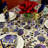 Jabora Floral Square Set of Four Cotton Napkins